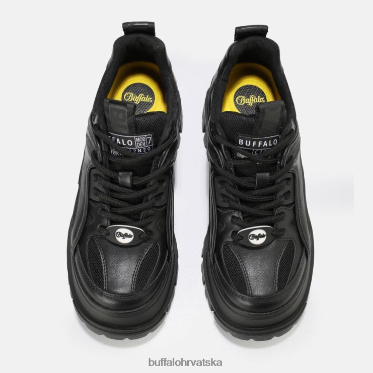 crno Buffalo aspha hyb lace up vegan |tenisice TDD6T818
